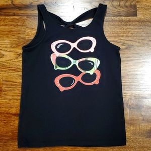 Girls Gymboree sunglasses theme tank top size 10